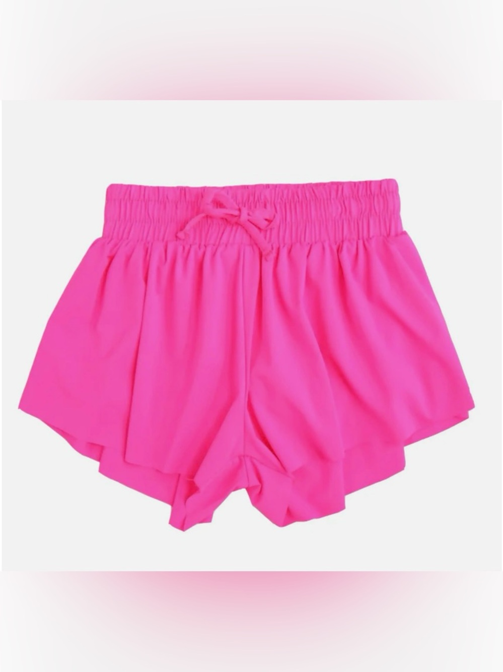 Suzette Collection Fly Away Shorts Girls 4 Hot Pink LIKE NEW